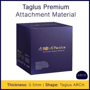 Taglus Premium Attachment Material - 0.5mm x ARCH - 150 Sheets